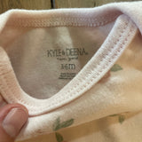 Pink Roses Onesie | 3-6 mo | Kyle & Deena