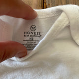Organic Short Sleeve Onesie | newborn | Honest Baby