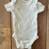 Plain White Onesie | newborn | Carter's