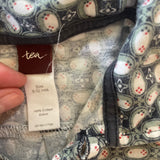 Geometric Print Romper | 6-9 mo | Tea