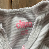 Striped Grey Short Sleeve Onesie | Carter's