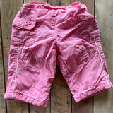 Double Lined Pink Cargo Pants | Gru