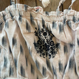 Ikat Flower Romper | 6-9 mo | Artisan