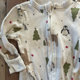 Christmas Woodland Zip Up Pajama | 6-9 mo | Old Navy