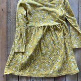 Yellow Long Sleeve Flower Dress | Old Navy