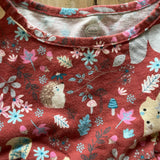 Woodland Creatures Long Sleeve Dress | Wonder Nation