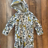 Animal Zip Up Pajama | 6-9 mo | Little Beginning