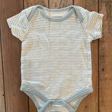 Blue Stripe Onesie | 6-9 mo | Kyle & Deena