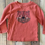 Geometric Bear Long Sleeve | 12-18 mo | Garanimals