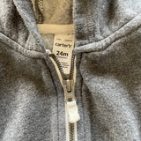 Grey Zip Up Hoodie | Carter's