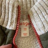 Quilted and Knit Zip Up Sweater | 12-18 mo | Cat & Jack