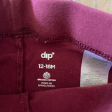 Maroon Leggings | 12-18 mo | Dip