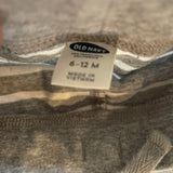 Gray Stripe Pants | 6-9 mo | Old Navy