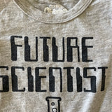 Grey Future Scientist Onesie | 12-18 mo