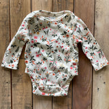 Spring Flowers Long Sleeve Onesie | Old Navy