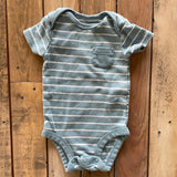 Soft Striped Short Sleeve Onesie | Carter's