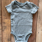 Fine Stripes Short Sleeve Onesie | Carter's