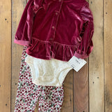Fall Velvet Set | 12-18 mo | Carter's