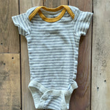Casual Striped Short Sleeve Onesie | Gerber