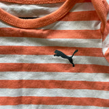Striped Short Sleeve Onesie | Puma