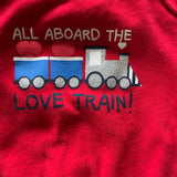 All Aboard the Love Train Onesie