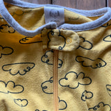 Head in the Clouds Charlie Brown Zip Up Pajama | Gerber