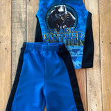 Black Panther Jersey And Shorts Set | 4T | Marvel