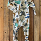 Wild Animals Zip Up Pajama | 9-12 mo | Carter's