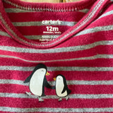 Little Penguins Long Sleeve Onesie | 9-12 mo | Carter's