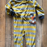 Striped Fleece Zip Up Pajama | Carter's