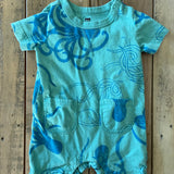 Octopus Romper | 9-12 mo | Tea