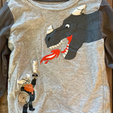 The Knight And The Dragon Long Sleeve | 3T | Carter's