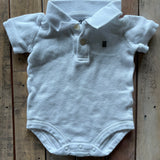 White Polo Onesie | Osh Kosh B'Gosh