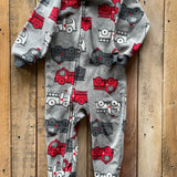 Trucks Fleece Footed Zip Up Pajama | Carter's