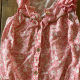 Pink Flower Romper | 3T | Cherokee