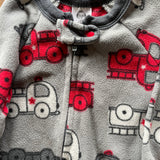 Trucks Fleece Footed Zip Up Pajama | Carter's