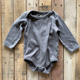 Dark Grey Long Sleeve Onesie | HB