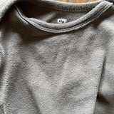 Dark Grey Long Sleeve Onesie | HB