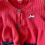 Red Cardigan | 18-24 mo | Kanz