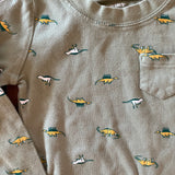 Long Sleeve Dinosaur Onesie | 18-24 mo | Carter's