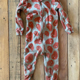 Spooky Ghost Zip Up Pajama | 12-18 mo | Gap
