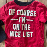 Of Course I'm on the Nice List | 3T | Okie Dokie