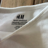 White Onesie | 9-12 mo | H&M