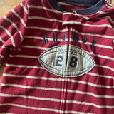 Fleece Striped Zip Up Pajama | 18-24 mo | Carter's