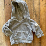 Gray Pocket Hoodie | 9-12 mo | Burt's Bees