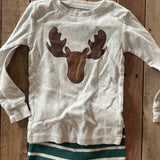 Moose Pajama Set | 3T | Carter's