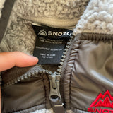Fleece Gray Zip Up Snowsuit | 18-24 mo | Snozu