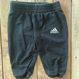 Black Sweats | 0-3 mo | Adidas