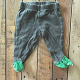 Grey Dino Footie Pants | 0-3 mo | Carter's