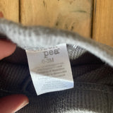 Gray Pants | 0-3 months | Chick Pea